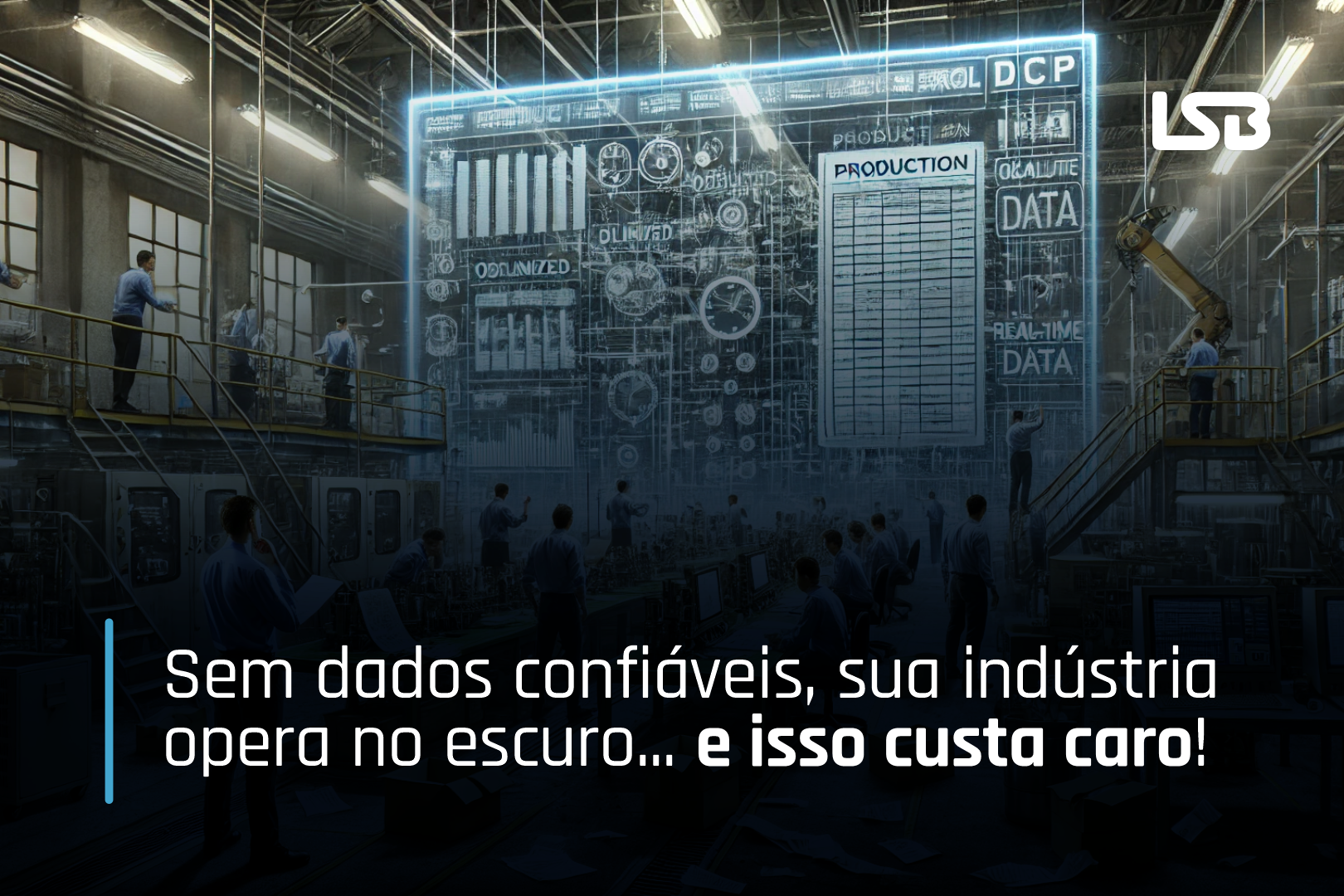 O caos na sua linha de produção não é falta de esforço, é falta de visibilidade!